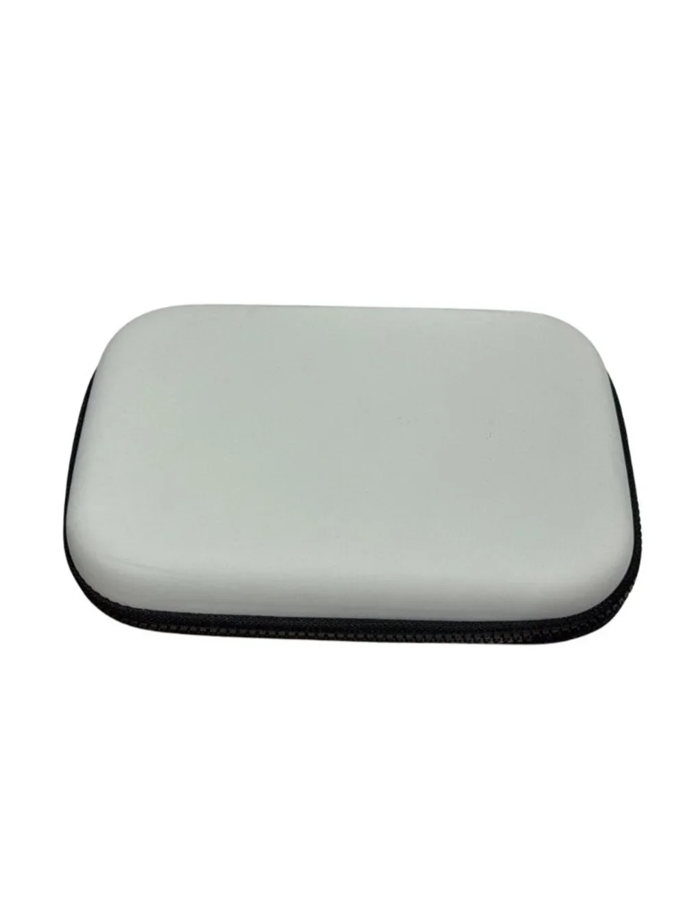 Video Game Controller Shape Pencil Case Zip Up Gray